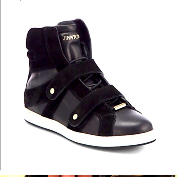 Jimmy Choo Shoes - Jimmy Choo Black Yazz Sneakers size 34 / 4